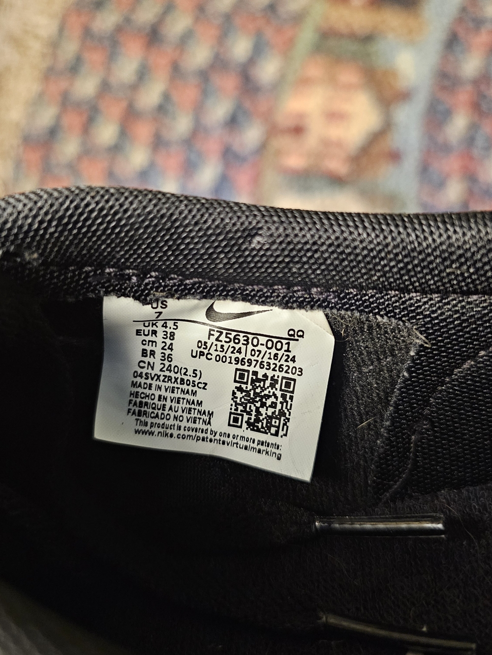 Nike Killshot 2 Leather Black Sail Gum Low Top Sneakers Women's Size 7 - Picture 6 of 8